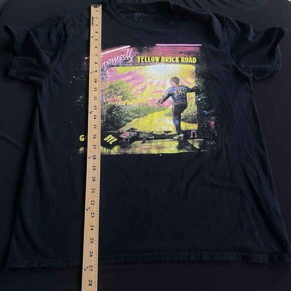 Elton John Concert Shirt Adult Large Farewell Yellow Brick Road Tour 2019 Cotton - Picture 8 of 10